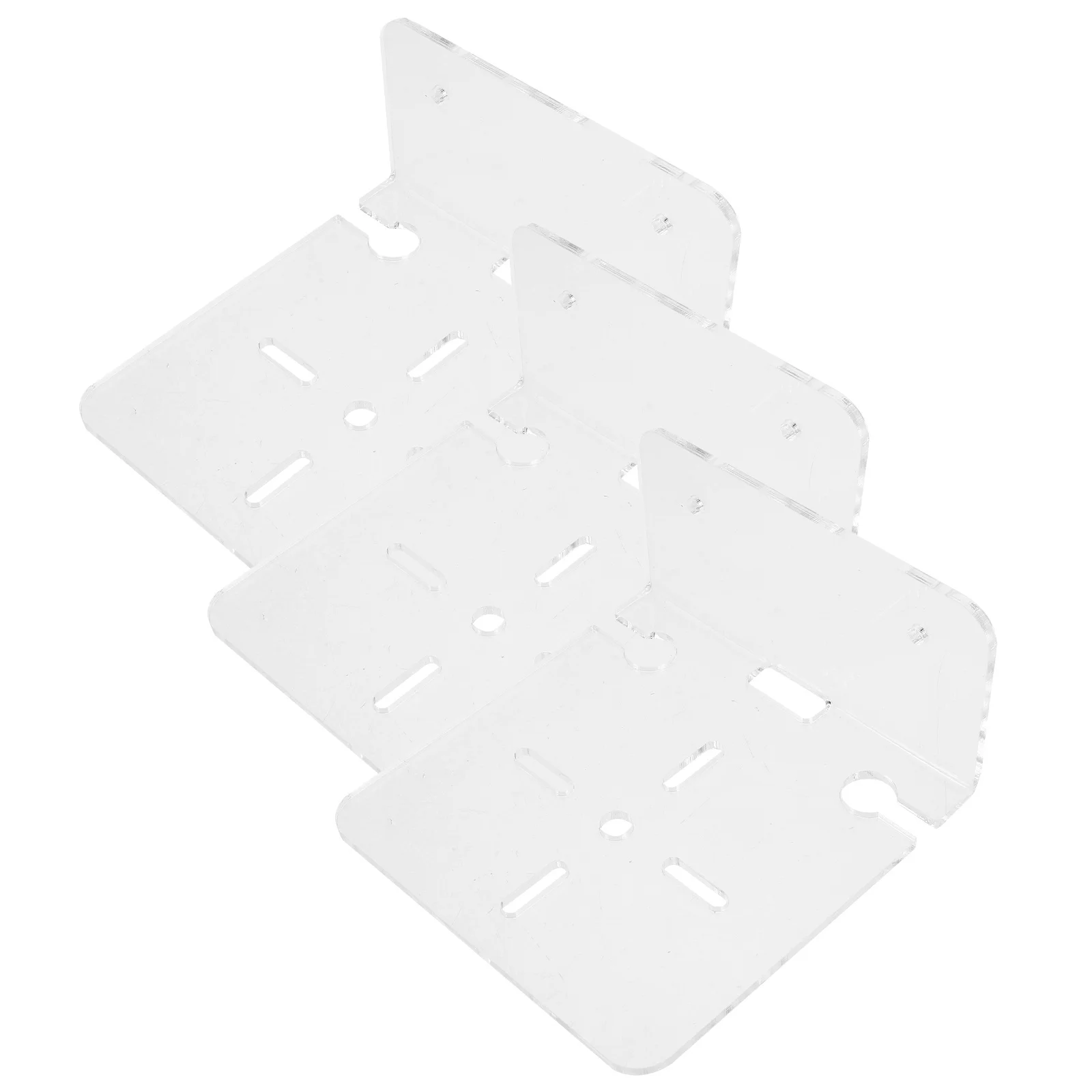 

3pcs Clear Acrylic Wall Mount Security Camera Speaker Monitor Floating Saving Sturdy Lightweight Easy Install