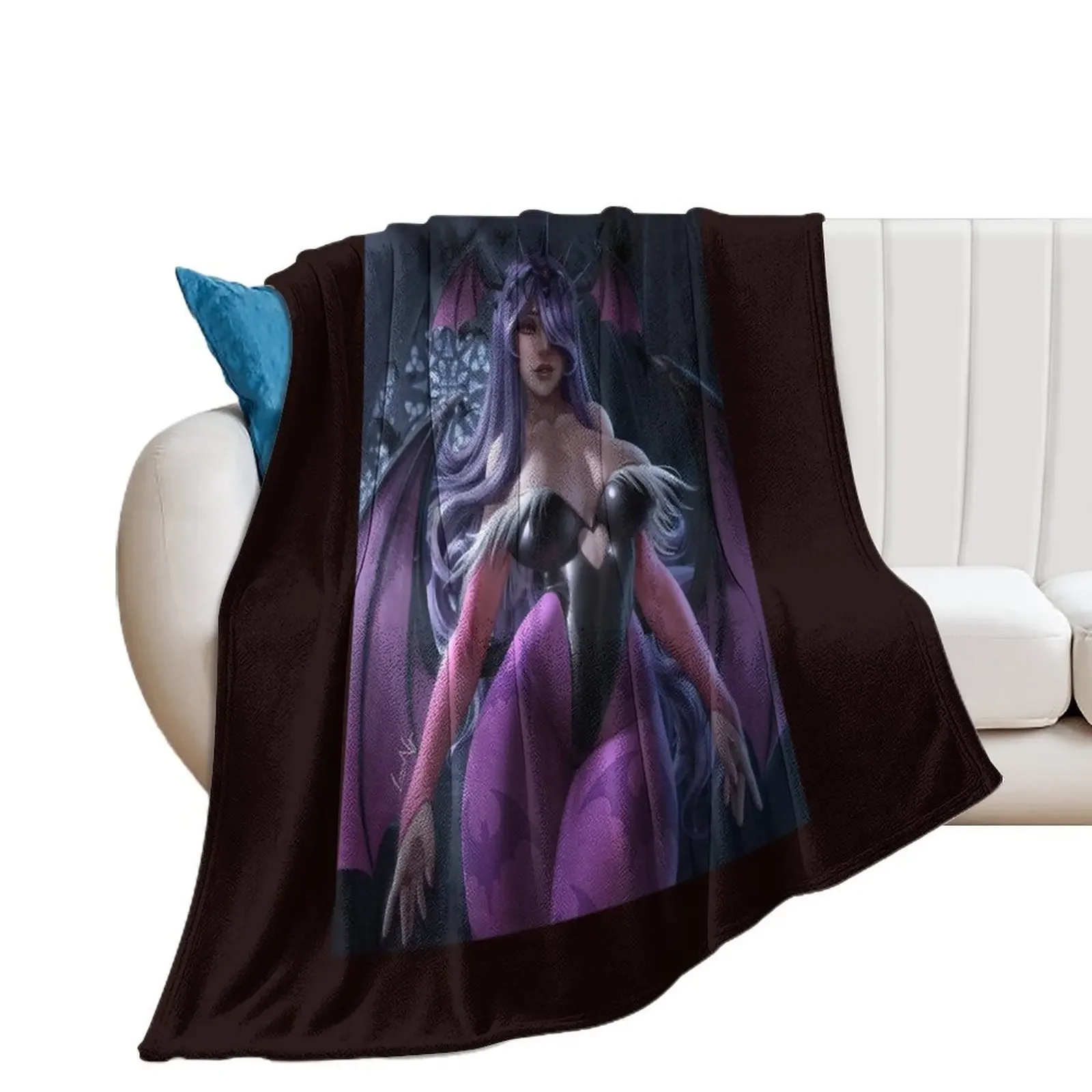 Morrigan Aensland Throw Blanket Retros for babies Blankets Sofas Of Decoration Blankets