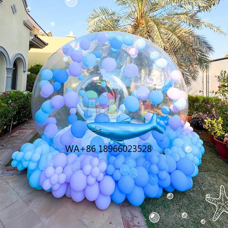 

Commercial Outdoor Clear PVC Bubble House with Tunnel Balloon Bubble Dome Tent Inflatable