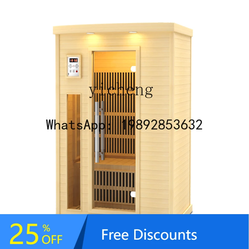 

sauna far infrared steam room health physiotherapy cabin sweat detoxification single double