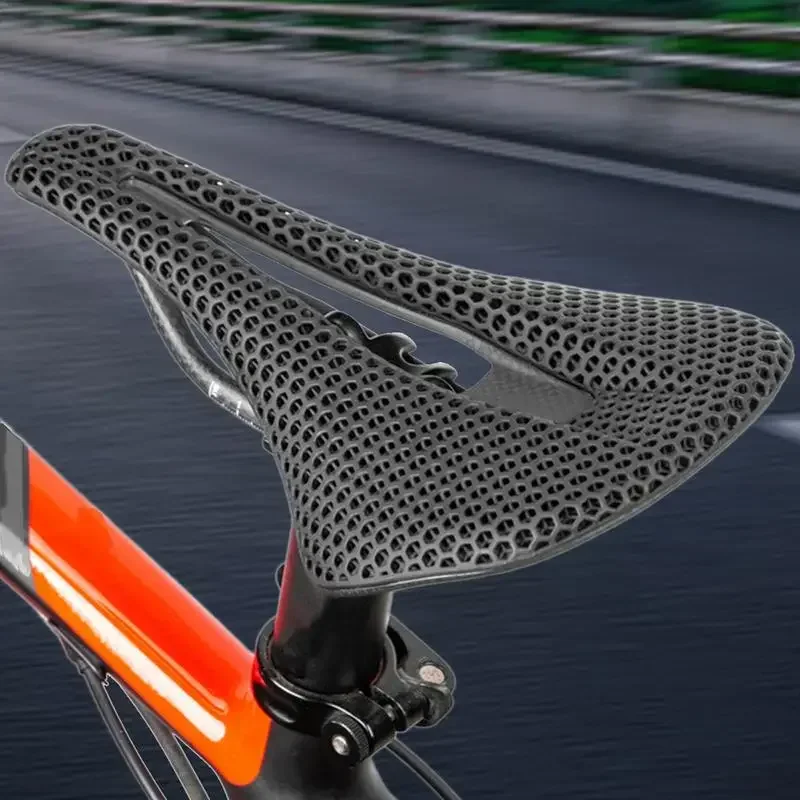 

# Men's Comfortable Cycling, Just Soft Saddle, Shock Absorbing, 3D Carbon Fiber Wide Cushion #