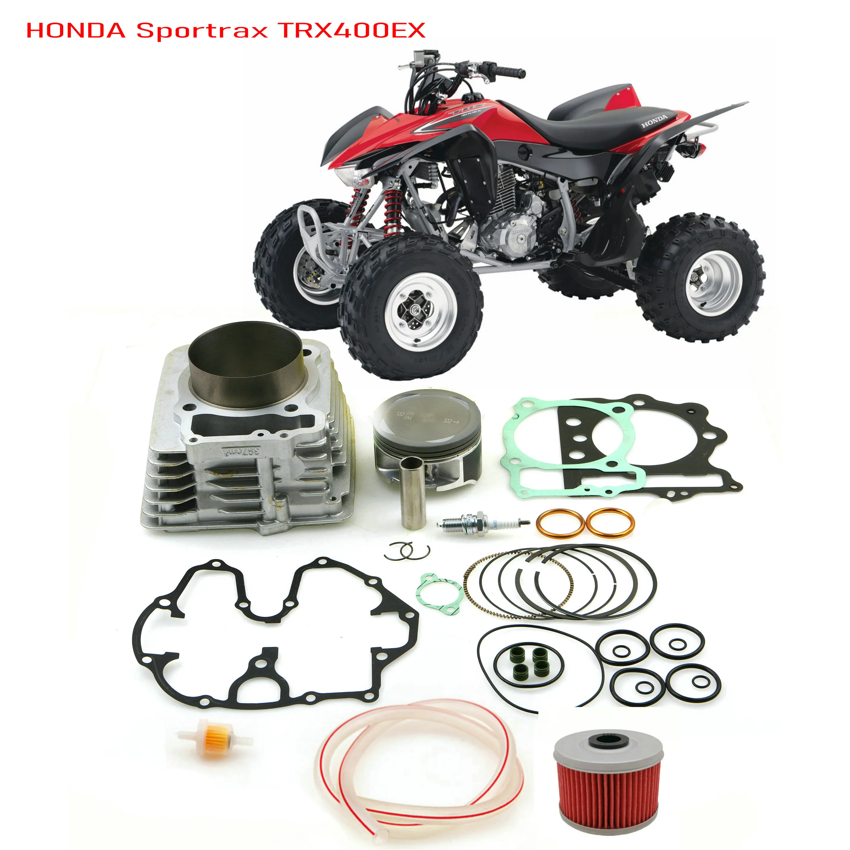 Zestaw cylindra Big Bore 89mm 440CC do HONDA Sportrax TRX400 TRX400EX ATV Quad Bike 1999-2008 12100-KCY-670