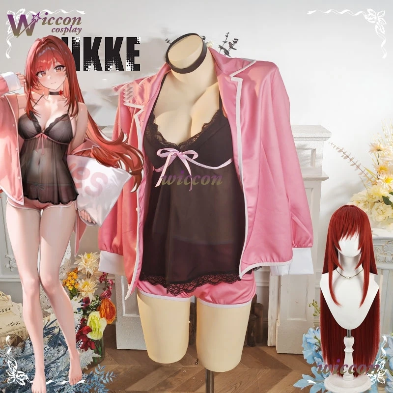 

Moe/ Rapi Cherished Red Hood Outfit NIKKE Goddess of Victory Game Cosplay Sexy Pyjama Dress Women Event Adults Game Costume Set