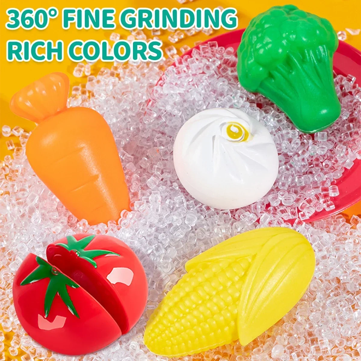 Children Pretend Play Simulation Kitchen Toys Set Cookware Fruits Cutting Kitchen Accessories Cooking Toys for Kids Girls Gifts