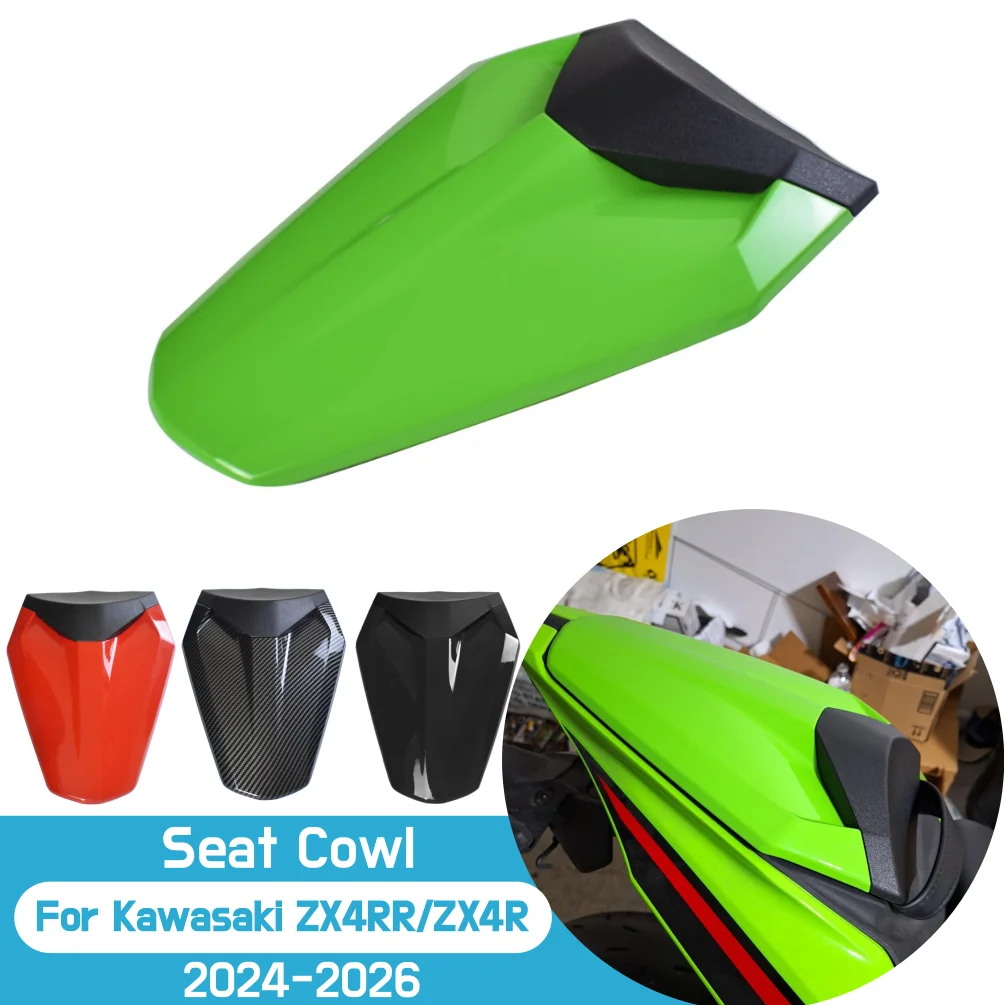 

For Kawasaki Ninja ZX-4R ZX-4RR 2024-2026 ZX4R ZX4RR Rear Seat Cover Cowl ZX-25R 2020-2023 ZX25R Passenger Pillion Tail Fairing