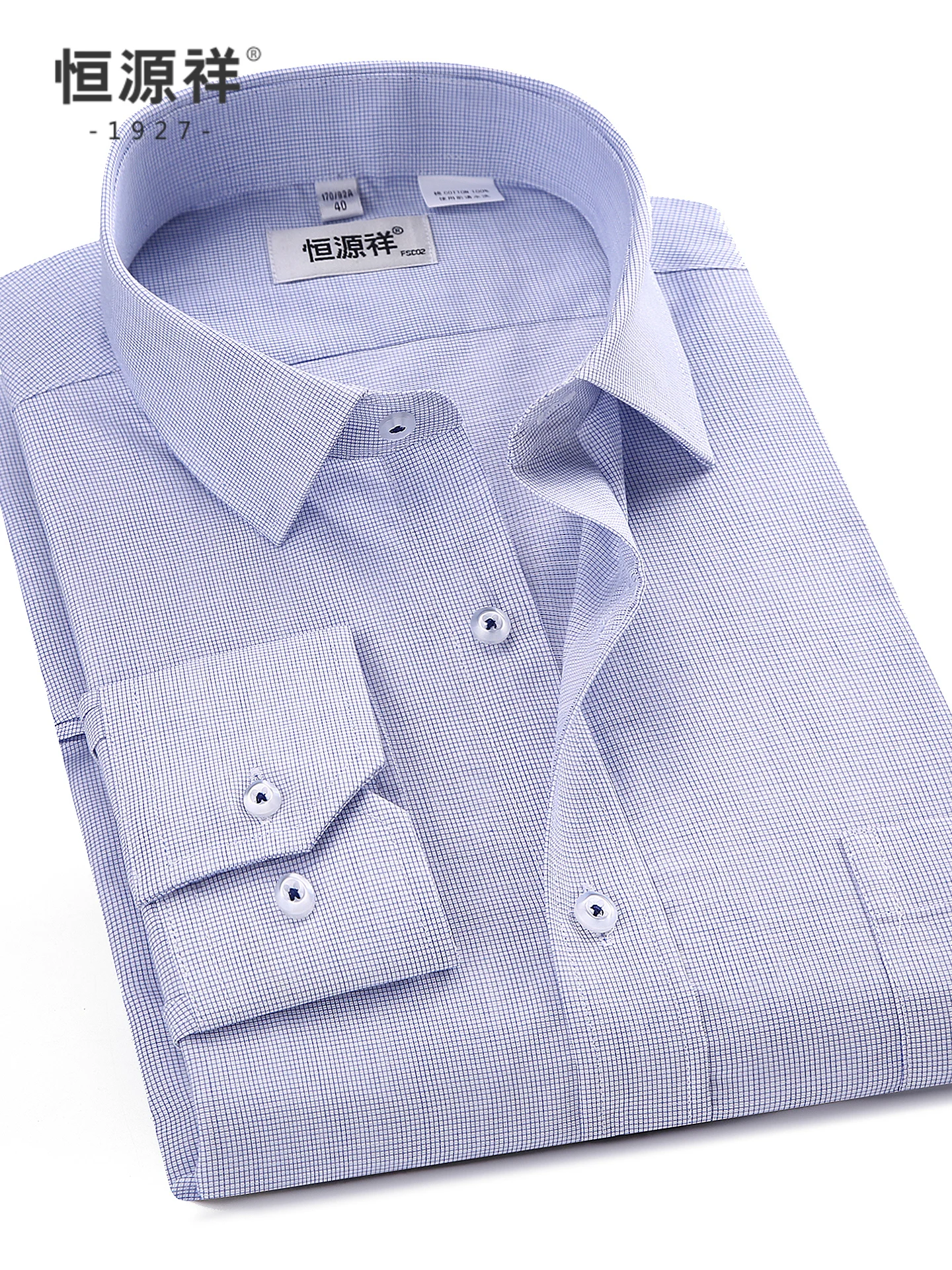 100% Cotton Long Sleeve Shirt Men's Casual Daily Young Men's Plaid Shirt Standard Fit Spring Autumn Season Regular Length