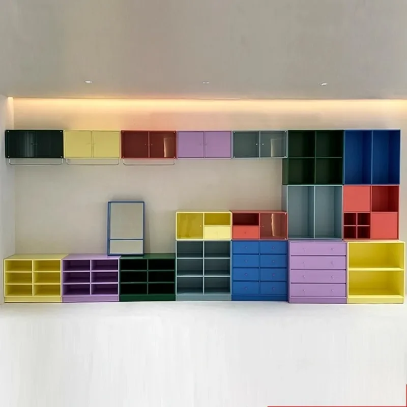 Module furniture Medieval Internet celebrity chest bedside table side cabinet