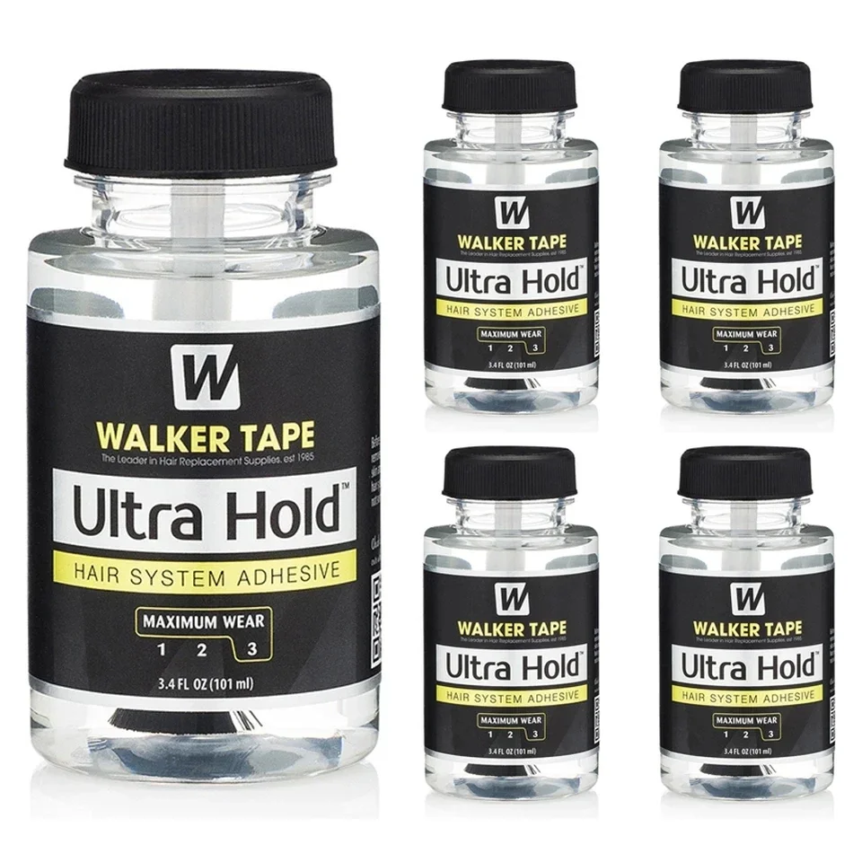 Wholesale 5PCS Walker Tape Ultra Hold Hair System Adhesive 3.4oz 101ml Hair Replacement Lace Glue for Hair Toupee Lace Wig