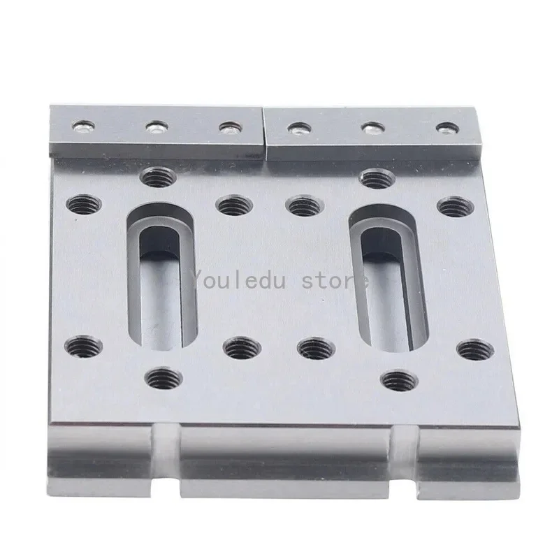 1PC M8 CNC Wire EDM Fixture Board Stainless Jig Tool 120x100X15mm Fit Leveling & Clamping