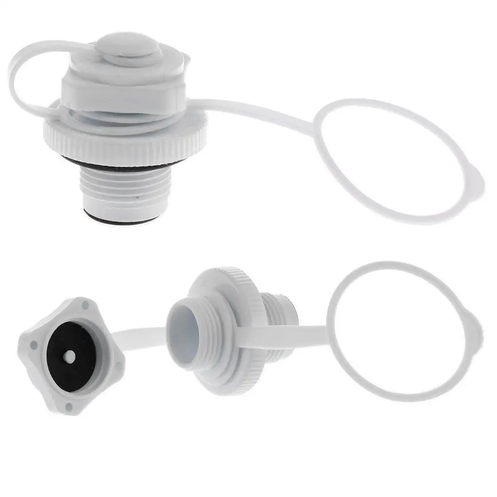 Air Valve Inflatable Plastic Screw Cap Leak Proof Replacement for Inflatable Boat Rowing Kayak Raft