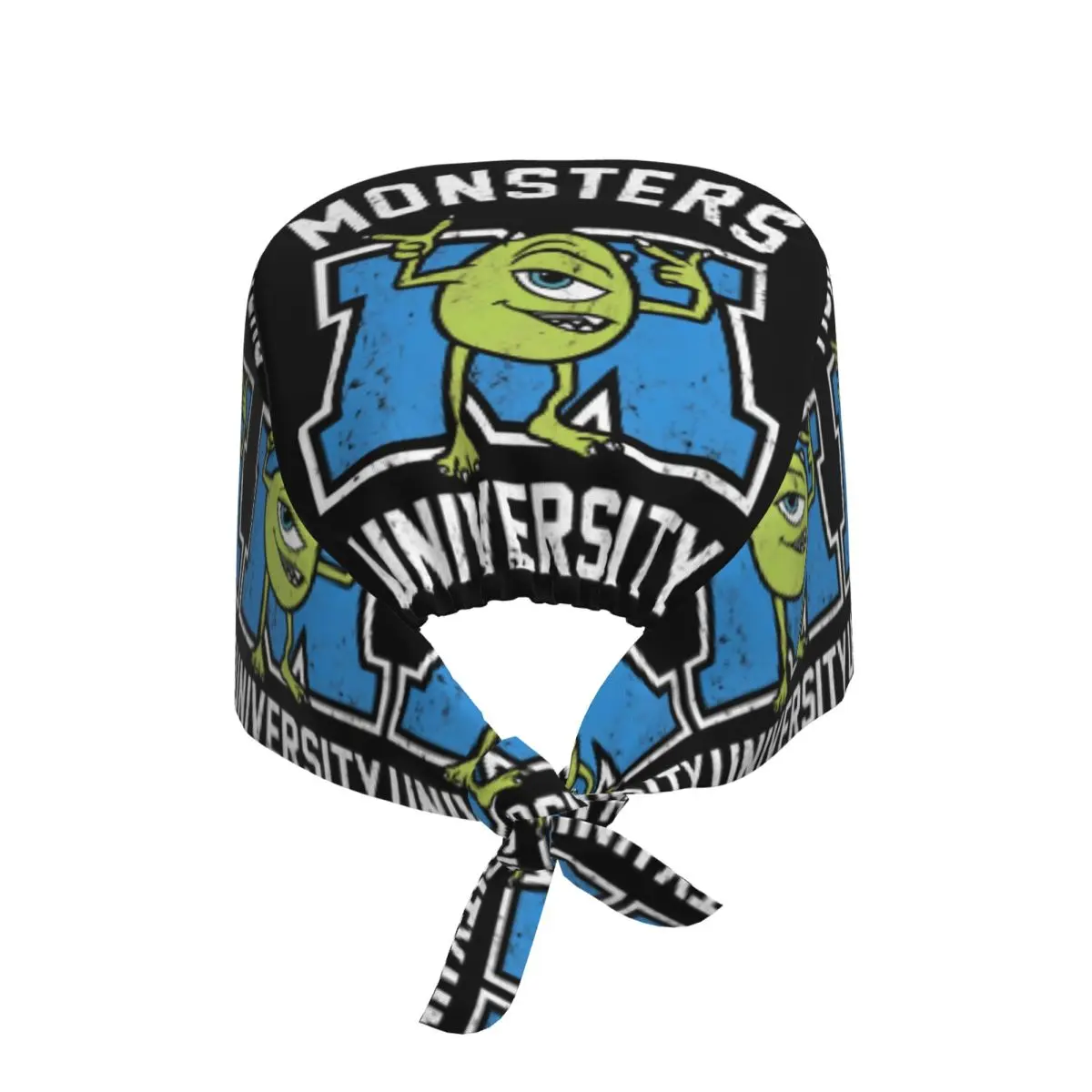 Monster University Mike Wazowski Cleaning Working Cap Cool Cartoon Anime Scrub Cap Surgicals Hat Nurse Scrubs Hat For Dentist