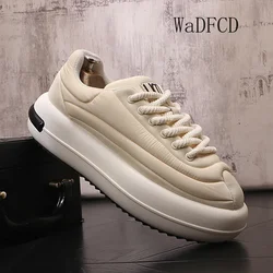 Sneaker Casual Men Designer Winter Plush Warm Snow Shoes Fashion Waterproof Down Upper Increased Internal Platform Board Shoes