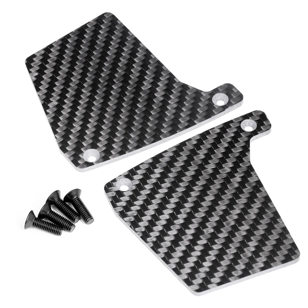 TRINOOD Carbon Fiber Winglets Rear Fender Mudguard for 1/7 A-RRMA INFRACTION V2 6S, LimitIess F1 Upgrade Parts