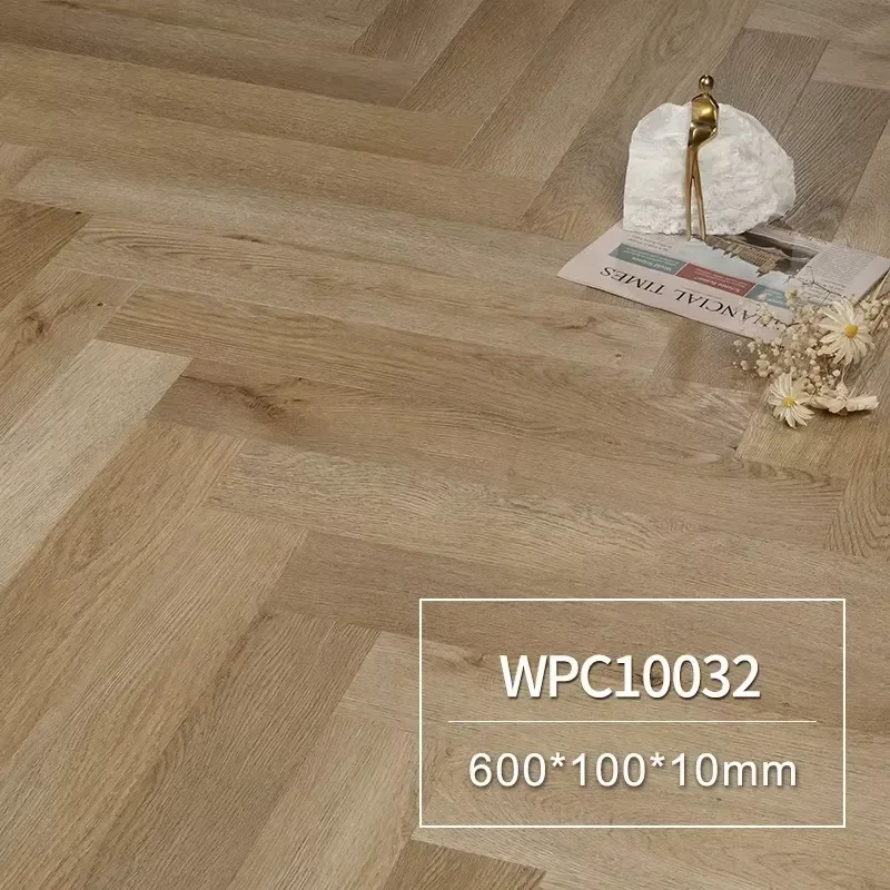 8.5mm Oak Texture Herringbone Waterproof SPC Stone Plastic WPC Wood-Plastic Floor Heating Stone Crystal Composite Wood