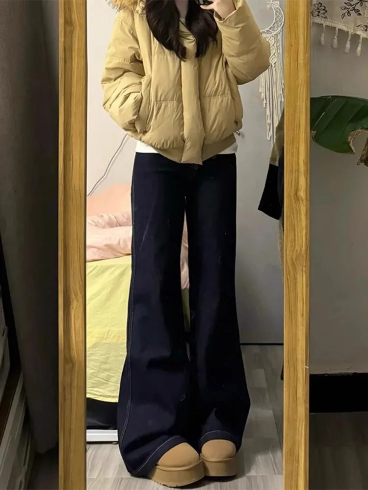 

Slimming High Waist Wide Leg Jeans Casual Sle Bootcut Pants for Pear aped plus Size Women Comfortable Loose Fit Denim