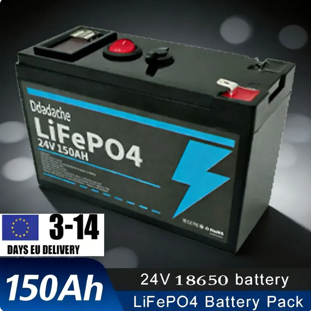Image of 24V 150Ah LiFePO4 Ersatzakku mit eingebautem BMS für Energiespeicherung, Off-Grid-Systeme