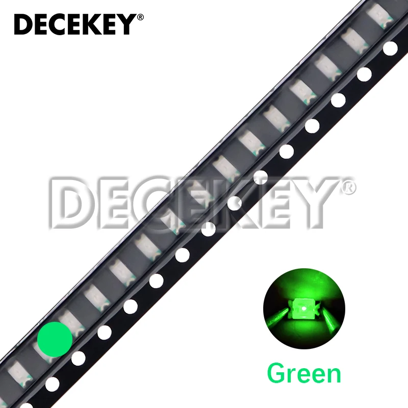 100pcs 1206 SMD LED Branco Vermelho Azul Amarelo Verde Laranja Branco Quente Rosa Roxo RGB Diodo Emissor de Luz