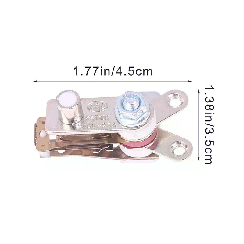 

Cooker Pressure Cooker Thermostatic Switch KSD101 250V 20A Cooker Limited Temperature Control W Wire Switch 250V/10A XT KSD101
