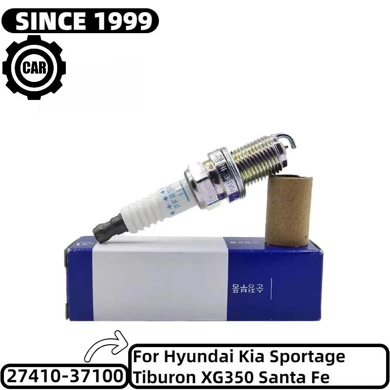 

4pcs 18817-11051 PFR5N11 New Spark Plug For Hyundai Kia Sportage Tiburon XG350 1881711051 PFR5N-11 5838 27410-37100