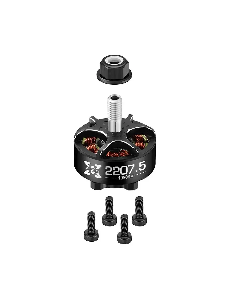 HOBBYWING XRotor 2207.5 Brushless Motor 1780KV 1980KV 6S LIPO Excellent Heat Dissipation for RC FPV Freestyle 5 Inch Drones