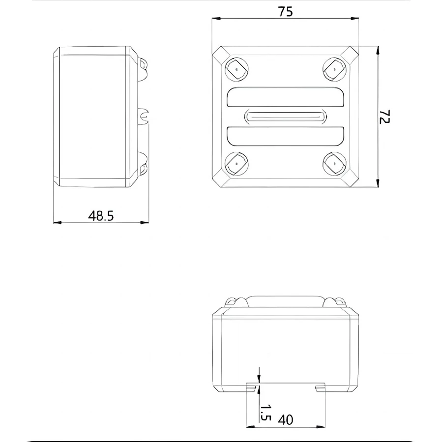 Piezas del purificador de aire del sistema HVAC Generador integrado de iones de plasma/aniones/negativos y fuente de alimentación HV para desinfetar y esterilizar