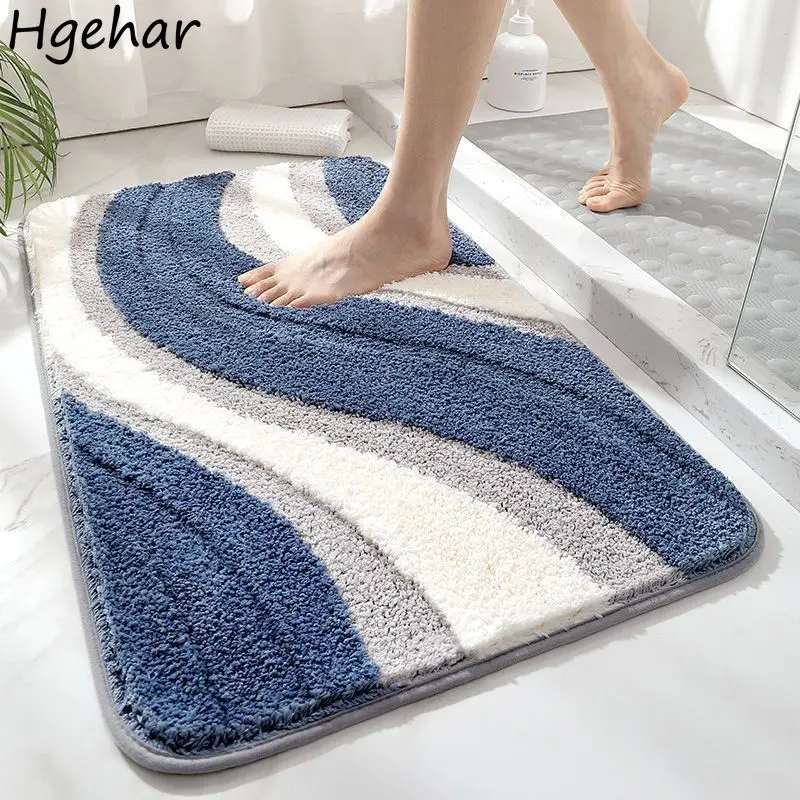 

Super Absorbent Door Mats Bathroom Anti-slip Floor Pads Simple Modern Welcome Entrance Doormats Soft Feet Mat Hallway Bedside