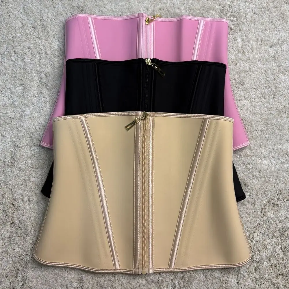 Waist Trainer Tummy Control Shapewear Tummy Control Seamless Postpartum Body Shaper Zipper Buckle Belly Contracting