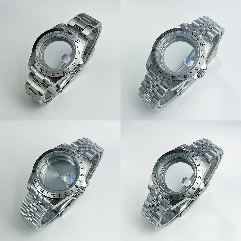 

The 39mm rust-free steel watch case is a glass sapphire explorer watch case accessory for nh34, nh35 and nh36 movements