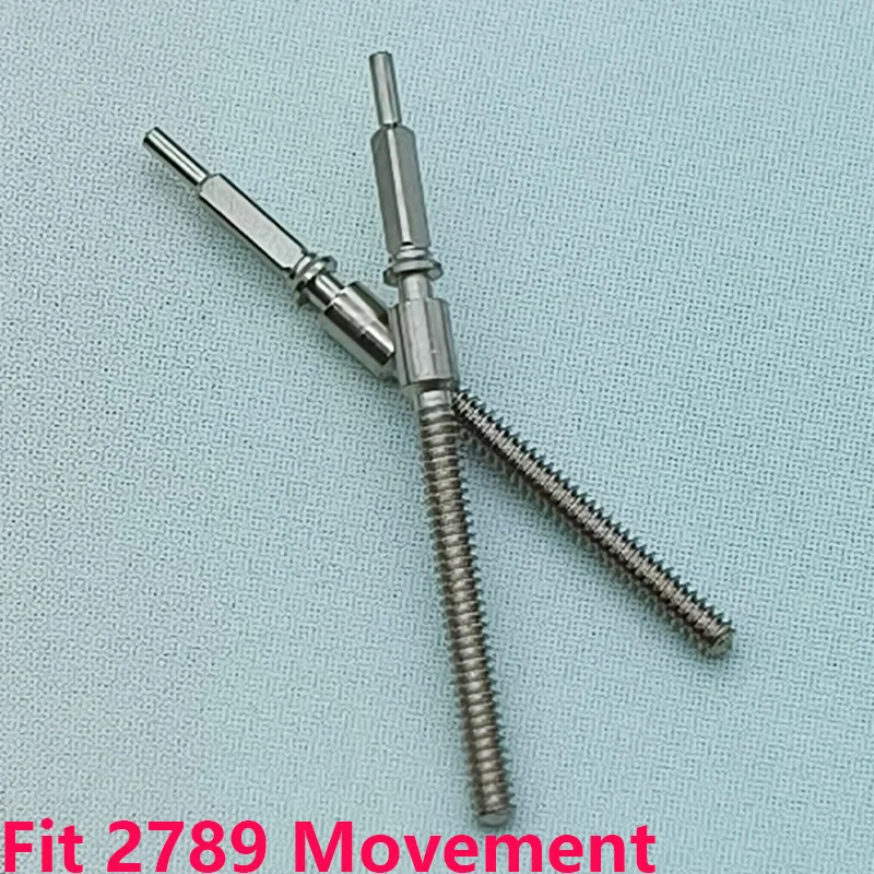 

Mod 2789 Watch Crown Stem Stainless Steel Watch Stem Replacement 2/4PCS Fits 2789 Watch Movement Repair Tool Parts