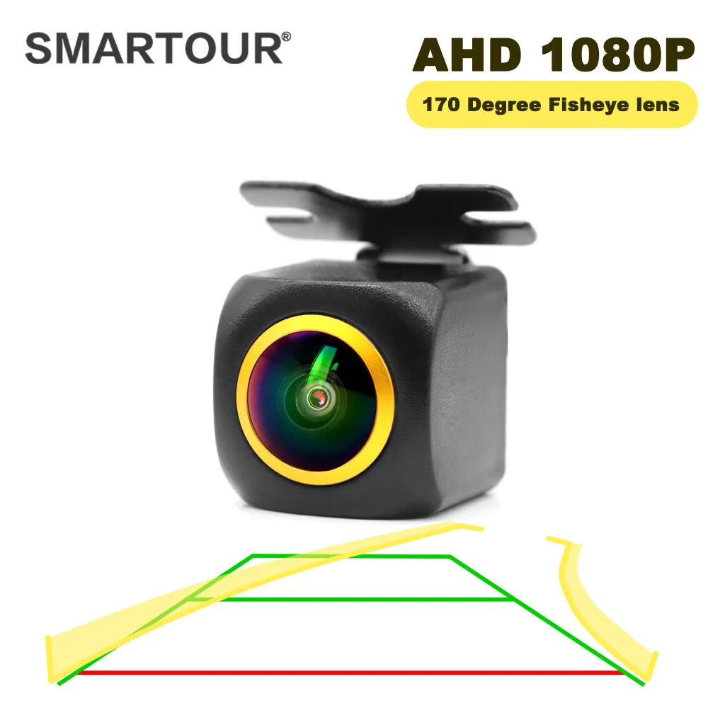 

Smartour AHD 1080P Dynamic Trajectory Tracks Rear View Camera Parking Wide Angle HD Night Vision Auto Reverse Backup Camera