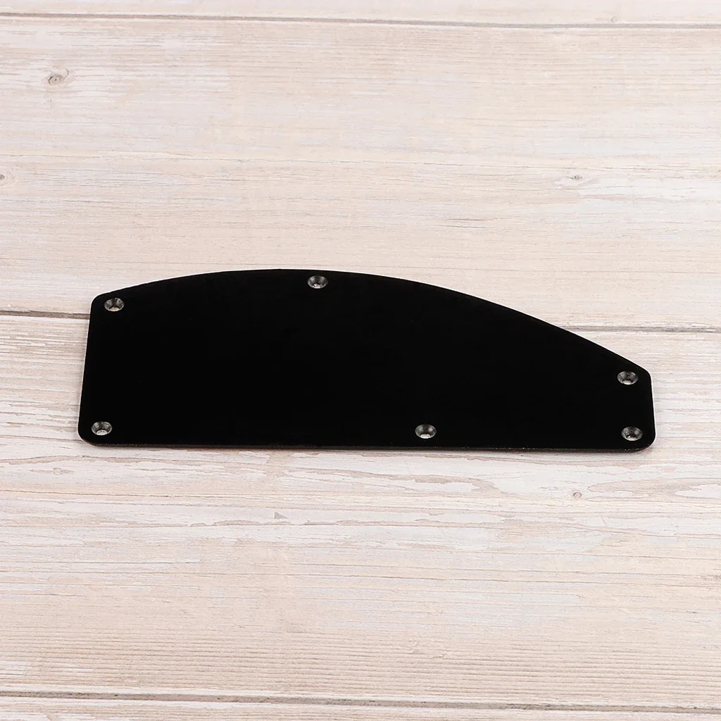 Black Plastic Bass Guitar Cavity Cover Cover Back Plate Wiring BackPlate Guitar Pickguard Guitar Accessories image 3