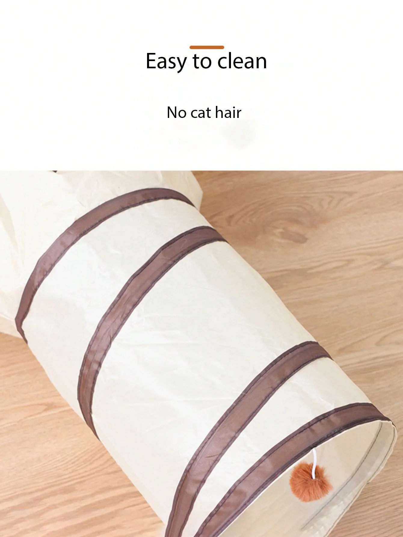 1PC Foldable Cat Tunnel - Detachable Play & Sleep Toy for Cats