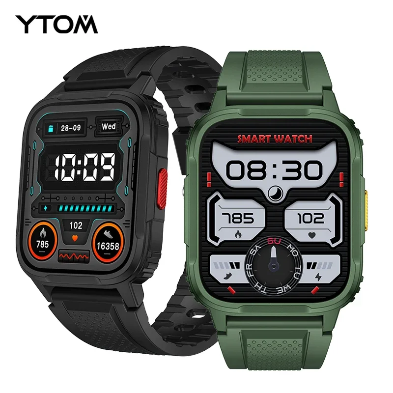 YTOM  LD9 Sport IP68 waterproof Smart Watch For Men Women Gift Full Touch  Fitness SMARTWatches Bluetooth Calls PK C20 C21 PRO