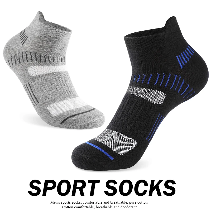 10 Pairs Spring Summer Men Casual Sports Running Socks Protective Ankle Socks Thin Breathable Deodorant Fitness Short Socks Male