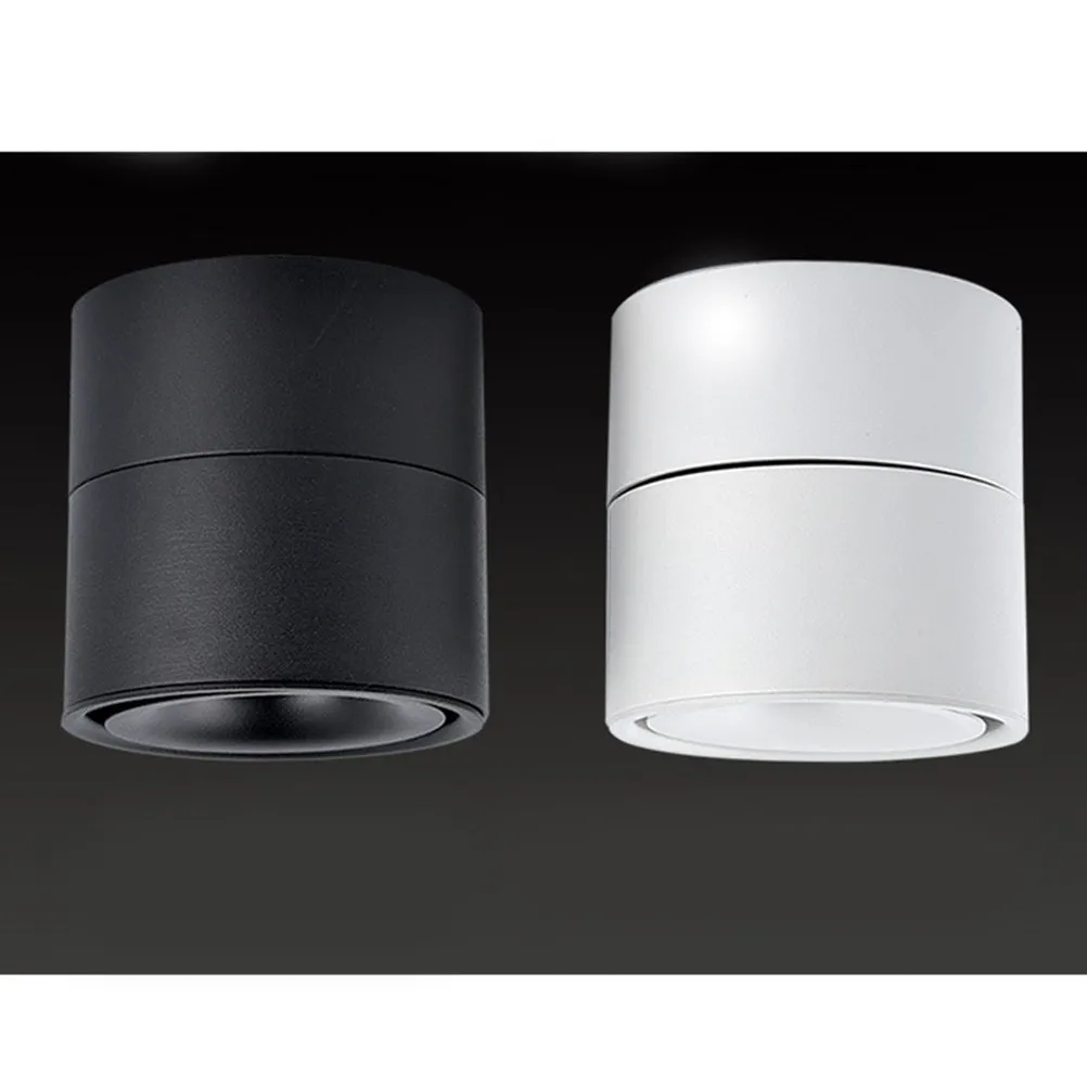 

Светодиодный прожектор COB 10 Вт, накладной, регулируемый, для декоративного освещения внутри помещений, для витрин, отелей, ресторанов, потолочный светильник