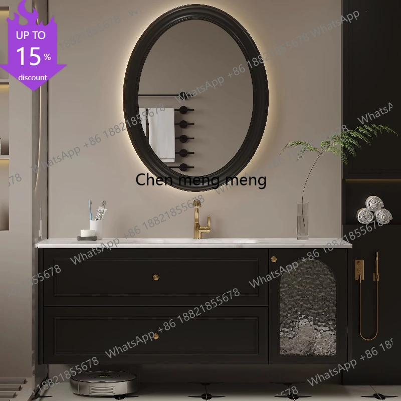 G153 French Retro Bathroom Cabinet Luxury Space Saver Decorations Sink Toilet Cupboard Living Room Skincare Archivadores Furnitu