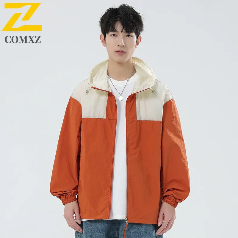 سترة رجالية ممتازة للحماية من الأشعة فوق البنفسجية للاستخدام الخارجي بعامل حماية من الأشعة فوق البنفسجية 50+ معطف جلد خفيف الوزن للغاية وسريع الجفاف وقابل للتحويل مع تقنية التبريد الذكي 2025