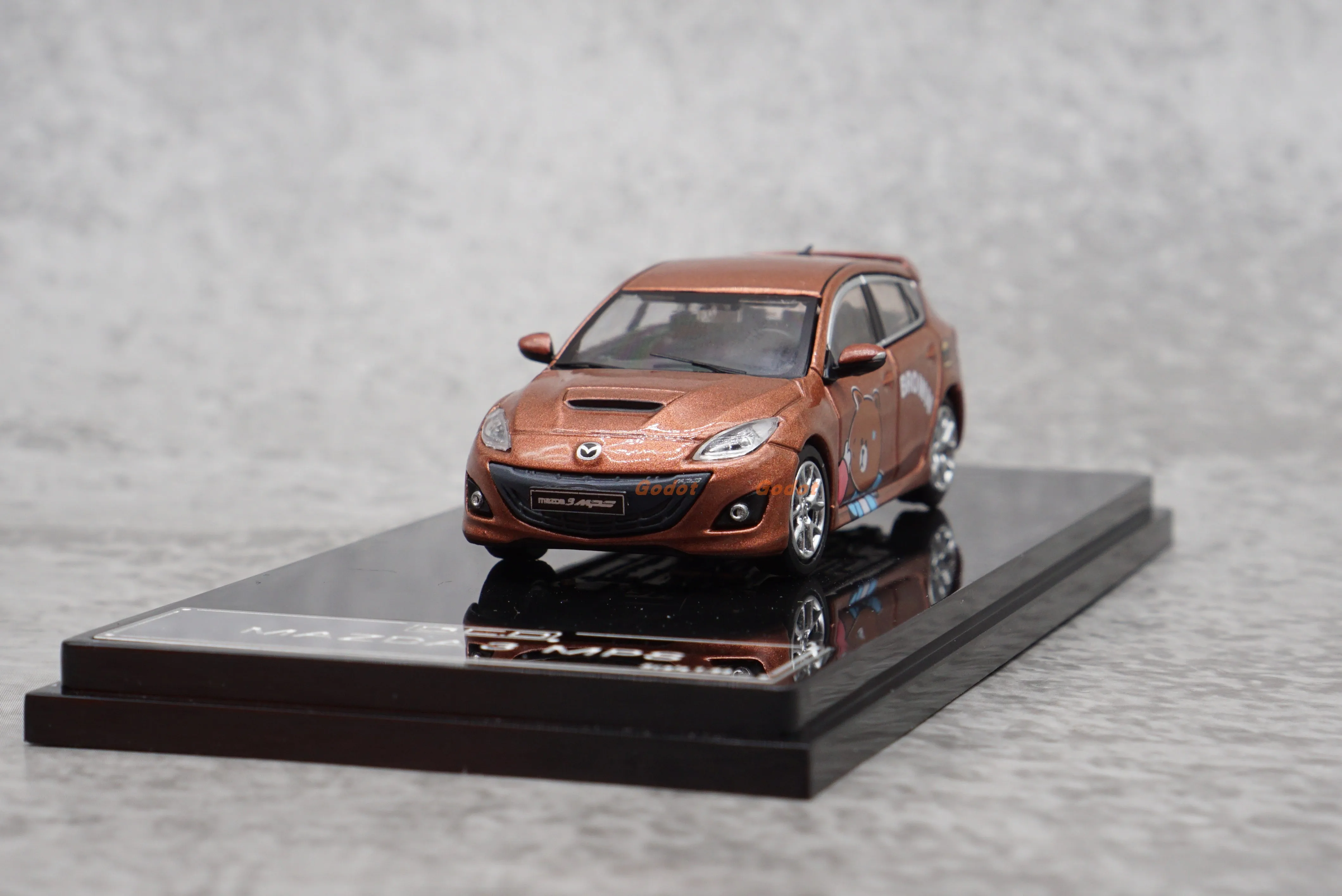 GCD 1/64 Mazda 3 MPS alloy car model toy