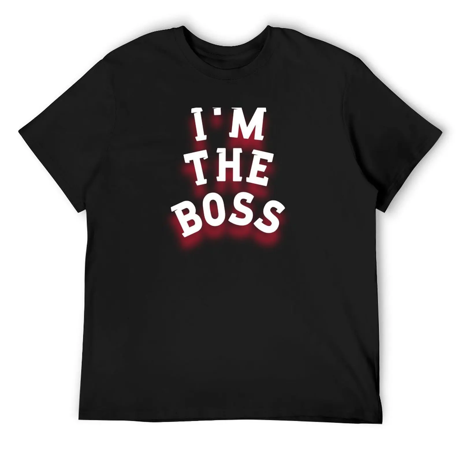 I'M THE BOSS (Motivation) T-Shirt tops rapper graphic tees t shirts for men pack