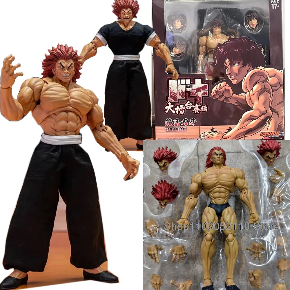 

New Storm Toys ST 1/12 Hanma Yujiro Baki Hanma Action Figure Ko St Storm Toys Son Ogre Baki Hanma Model Toys Birthdays Gifts