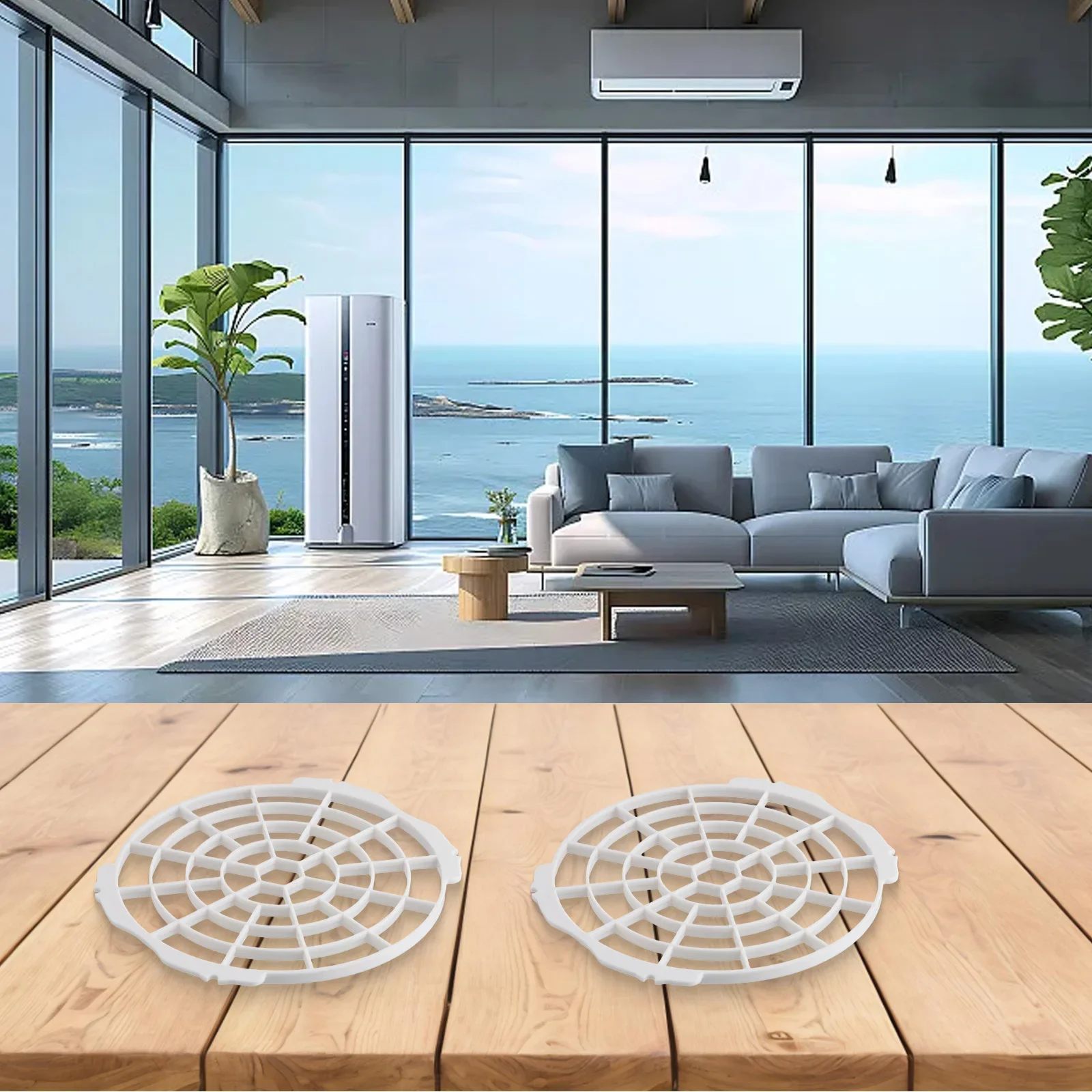 Easy Installation Dust Proof Net Portable Air Conditioner Enhanced Airflow Exhaust Diameter Exhaust Hose Interface