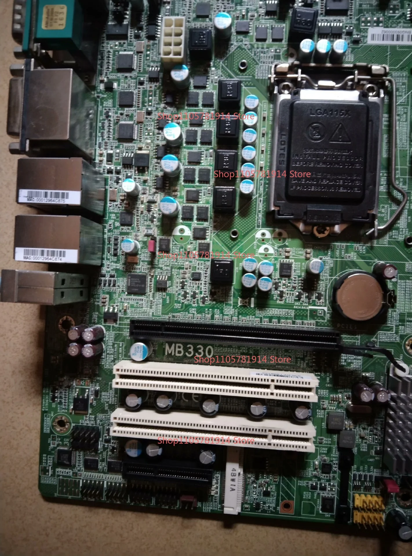 For DFI MB330-CRM MB330 Youtong Industrial Control Main Board Dual Network Port USB3.0