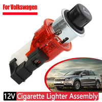 1/2pcs 12V 3Pin For VW Golf Passat SKODA Octavia SEAT Ibiza Jetta Caddy SKODA Fabia Cigarette Lighter Plug Socket Assembly ﻿
