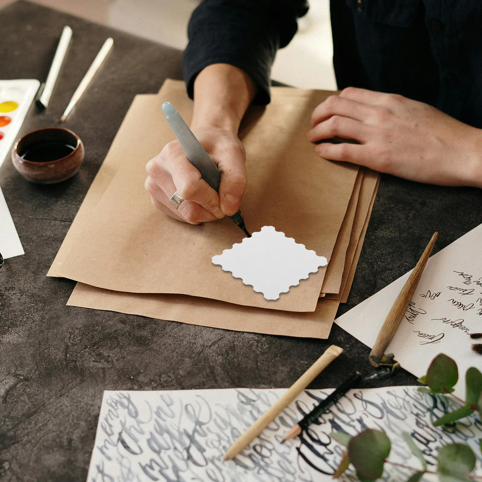 

25 листов чистой акварельной бумаги для открыток, для творчества, рукоделия, изготовления открыток своими руками, художественных принадлежностей, почтовых открыток, пустых художественных карточек