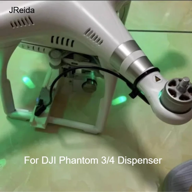 Lightweight Drone Dropper with Light Sensor Control, DJI Phantom 3/4 Dropper for Delivering Outdoor Rescue Accessories.