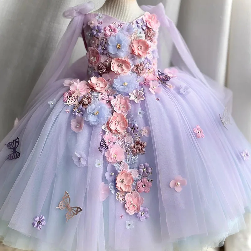 

Holiday Dresses for Elegant Girls Princess Dress Girl Children's Party Dress Kid's Festa Junina Dresses Baby 8 Years Prom Luxury