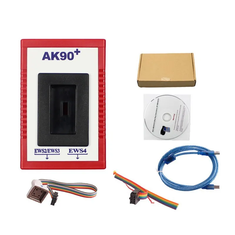 

Chinese and English AK90 BMW Key Programmer Is Suitable for BMW EWS Anti-theft Key Matching Instrument