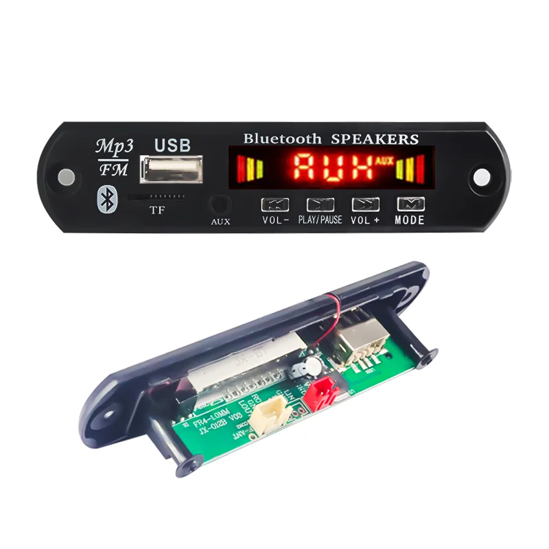 Hands-Free MP3 Player Decoder Board 7V 12V Bluetooth5.0 NO Amplifier Car FM Radio Module Support FM TF USB AUX Recorders image 6