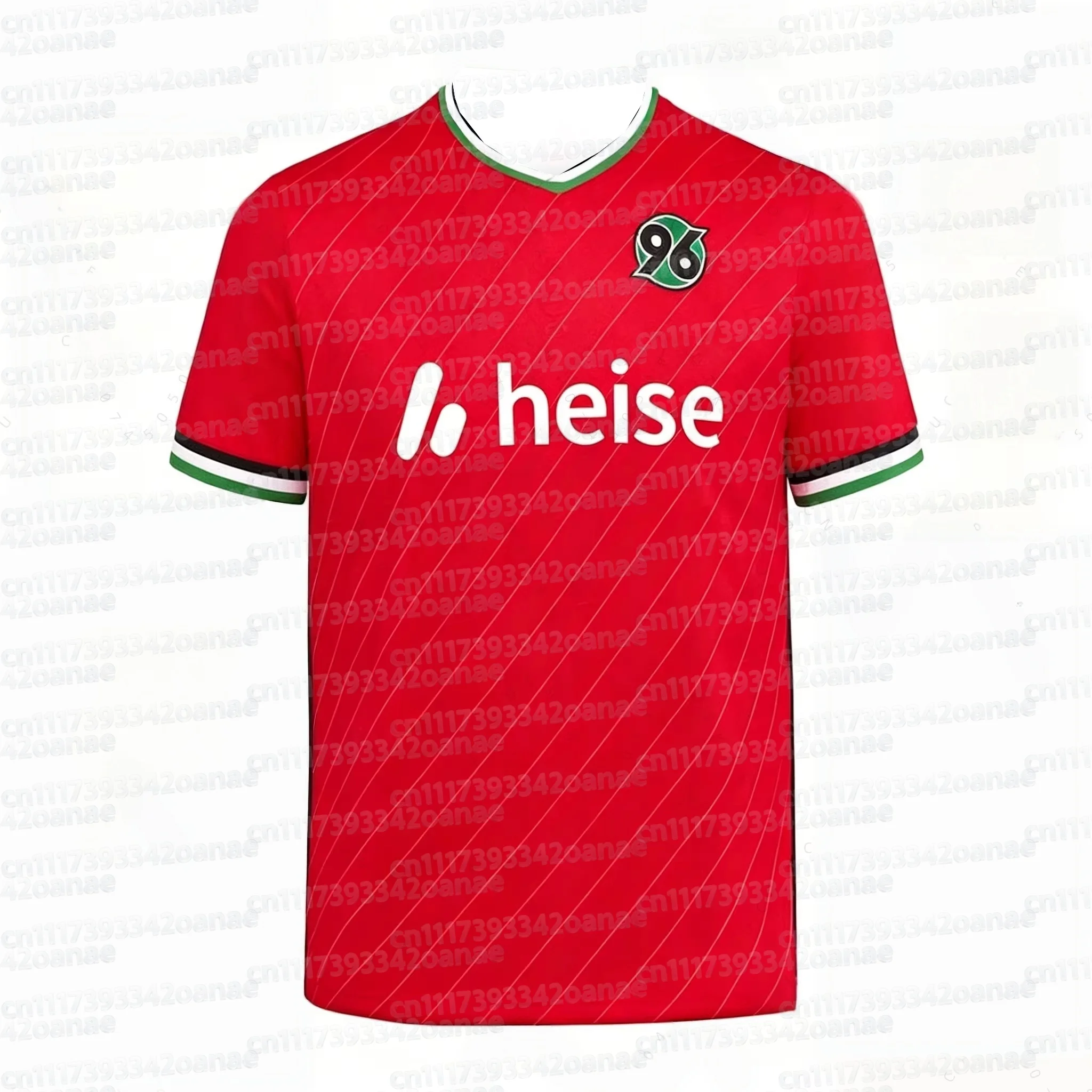 2026_27 Hannover 96 Deutsches Fußballverein Trikot T-Shirt Herren Sommer Sport Atmungsaktives Schnelltrocknendes Lockeres Hemd Familien-Set – Detail 6