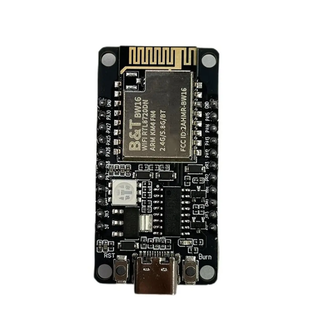 Плата разработки Wilwill BW16-Kit с модулем RTL8720DN Type-C, двухдиапазонным Wi-Fi (2.4G и 5G), Bluetooth и BLE, с OLED-дисплее